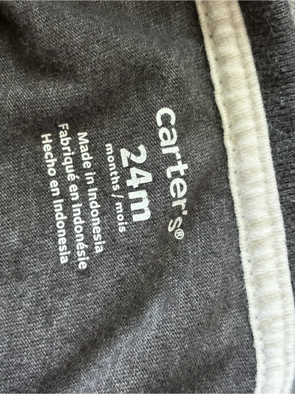 Carter's Heather Gray Long-Sleeve Shirt with Yeti Graphic